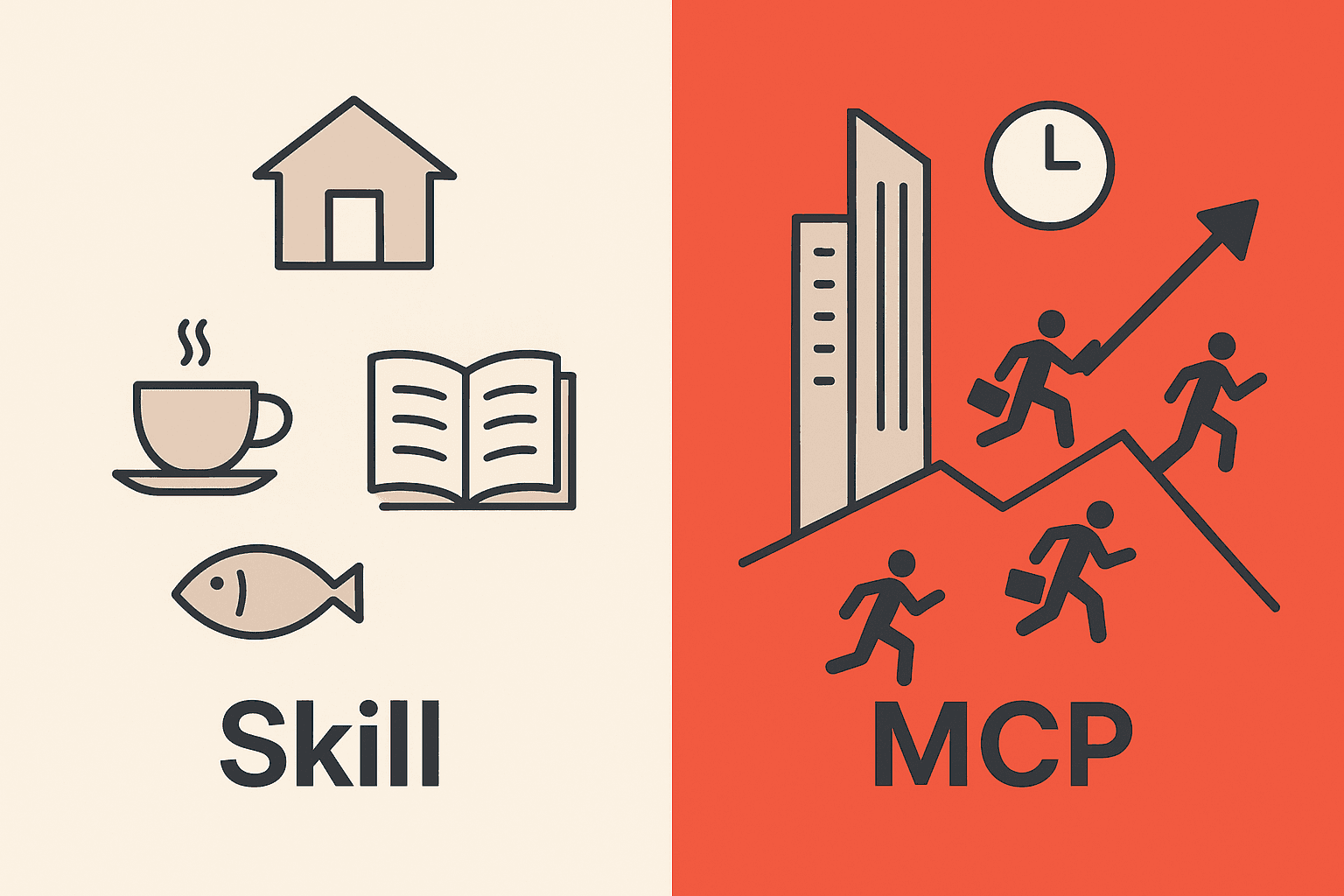 超越独立AI：Skill、MCP与a2a协议如何协同构建智能未来